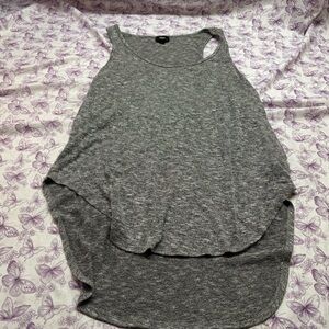 🍄Mossimo Supply Co. Gray Layered Racerback Tank